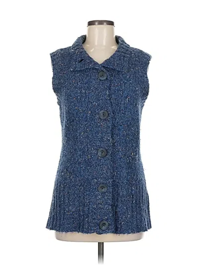 Pre-owned Charter Club Sweater Vest In Blue