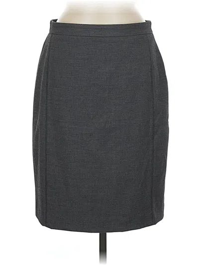 Pre-owned Ann Taylor Formal Skirt In Gray