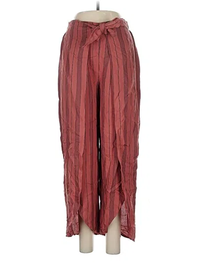 Pre-owned E&m Collection Casual Pants In Red