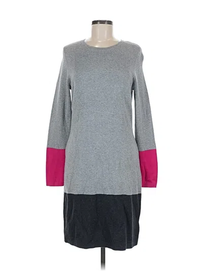Pre-owned Nicole Miller Casual Dress In Gray