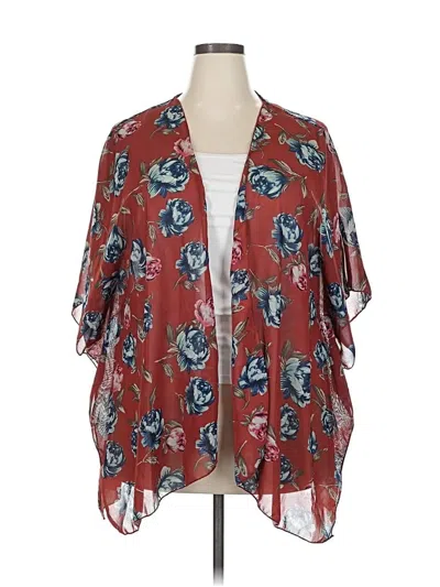 Pre-owned Rue21 Kimono In Red