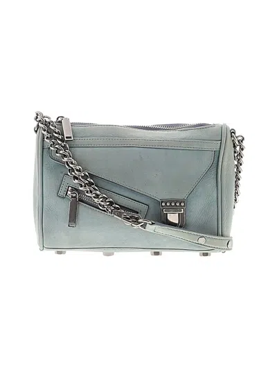 Pre-owned Rebecca Minkoff Leather Shoulder Bag In Blue