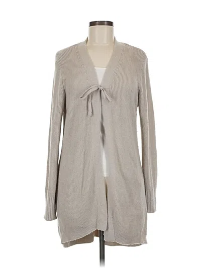 Pre-owned Logo By Lori Goldstein Cardigan Sweater In Gray