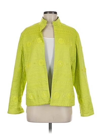 Pre-owned Silk Club Collection Jacket In Green