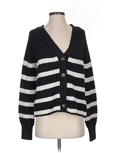 Pre-owned Caslon Cardigan Sweater In Black