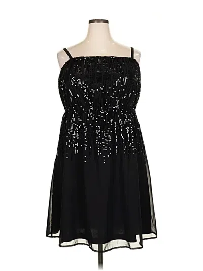 Pre-owned Lane Bryant Cocktail Dress In Black