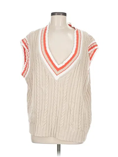 Pre-owned Idem Ditto Sweater Vest In Brown