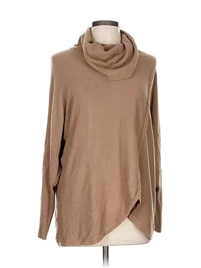 Pre-owned Ny Collection Turtleneck Sweater In Brown
