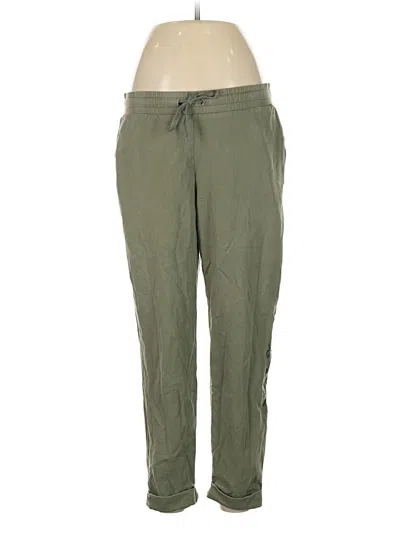 Pre-owned Jjill Casual Pants In Green