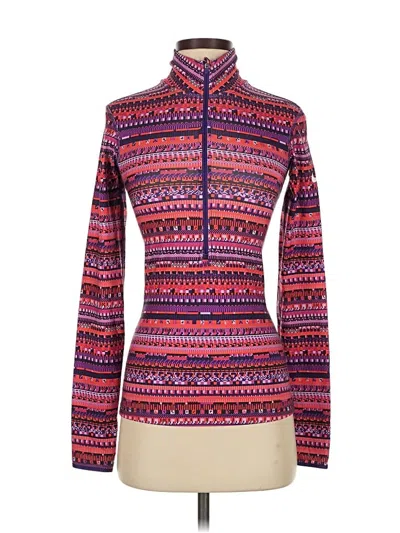 Pre-owned Nike Long Sleeve Top Red Turtleneck Tops