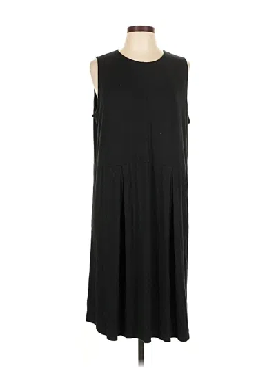 Pre-owned Jjill Casual Dress In Black