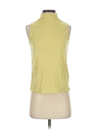 Pre-owned Athleta Sleeveless T-shirt In Yellow