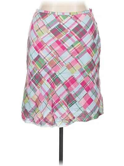 Pre-owned Brooks Brothers 346 Casual Skirt In Pink