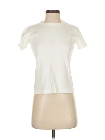 Pre-owned Uniqlo U Short Sleeve T-shirt In White