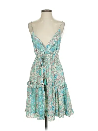 Pre-owned Paani Cocktail Dress In Blue