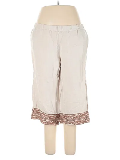 Pre-owned Jjill Casual Pants In Brown