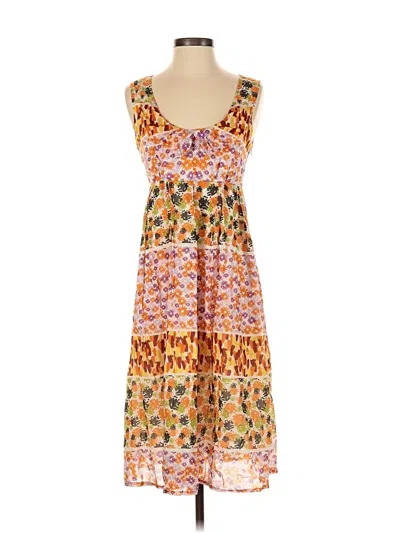 Pre-owned Aryeh Casual Dress In Orange