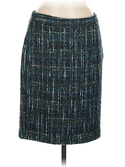 Pre-owned Jjill Formal Skirt In Blue