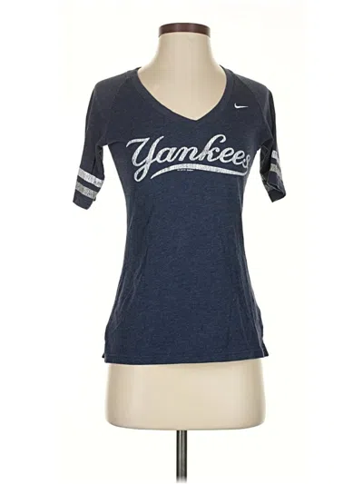 Pre-owned Nike Short Sleeve T-shirt In Blue