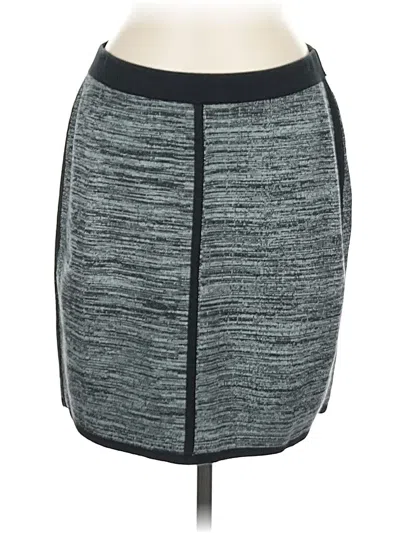 Pre-owned Ann Taylor Casual Skirt In Gray