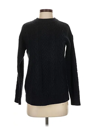 Pre-owned Uniqlo Turtleneck Sweater In Black