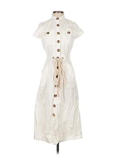 Pre-owned Live 4 Truth Casual Dress In White