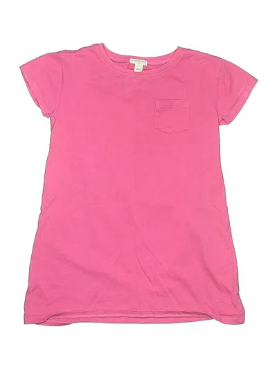Pre-owned Crewcuts Kids' Short Sleeve T-shirt In Pink