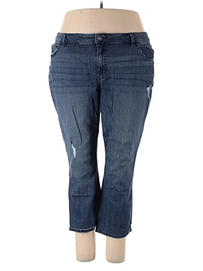 Pre-owned Simply Vera Vera Wang Jeans In Blue