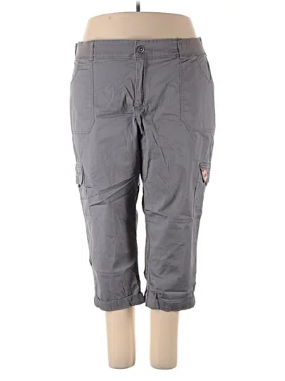 Pre-owned Lee Cargo Pants In Gray