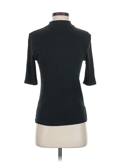 Pre-owned A New Day Short Sleeve Turtleneck In Black