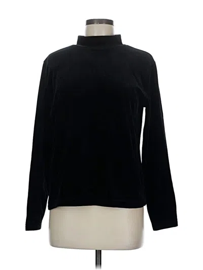 Pre-owned Stephanie Andrews Turtleneck Sweater In Black