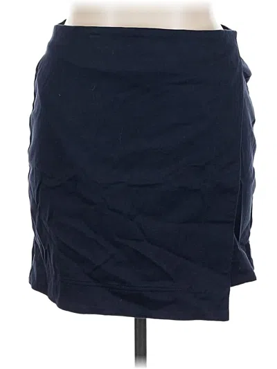 Pre-owned Ann Taylor Casual Skirt In Blue