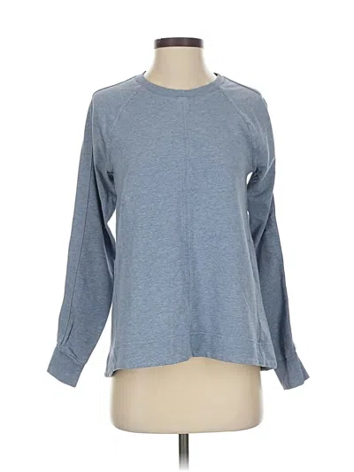 Pre-owned Athleta Sweatshirt In Blue