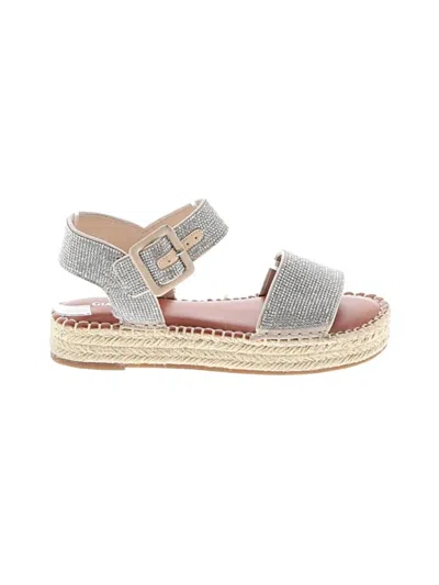 Pre-owned Gianni Bini Sandals In Silver