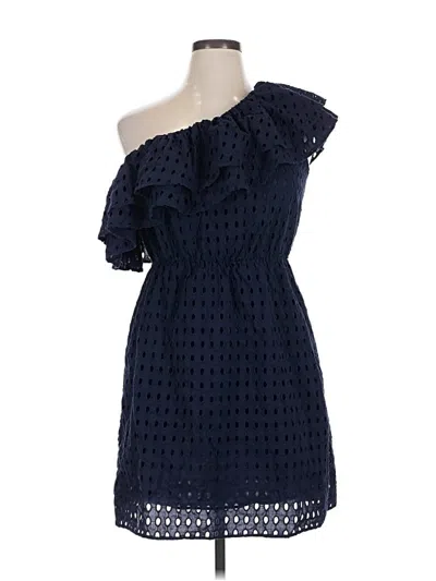 Pre-owned Chelsea & Theodore Cocktail Dress In Blue