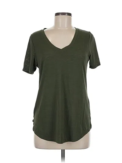 Pre-owned Athleta Short Sleeve T-shirt In Green
