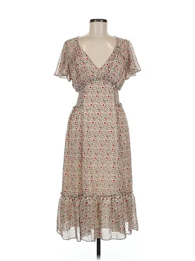 Pre-owned Max Studio Casual Dress In Brown