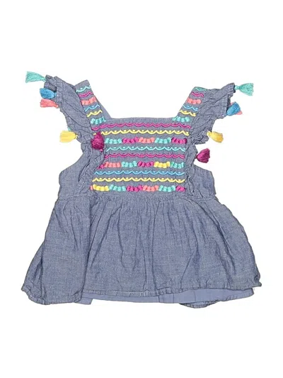 Pre-owned Cat & Jack Kids' Dress In Blue