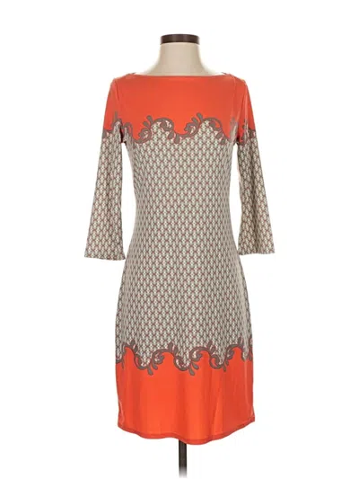 Pre-owned Max Studio Casual Dress In Orange