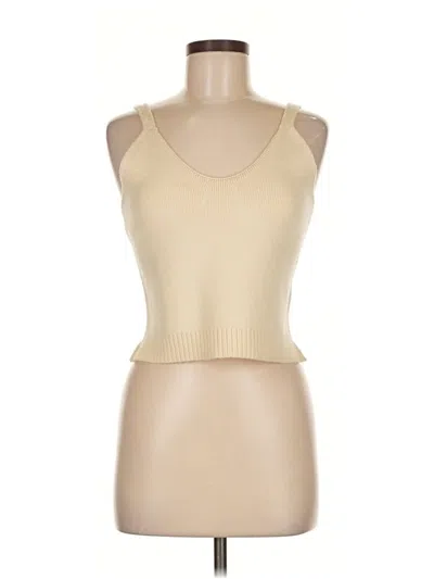 Pre-owned Zara Sweater Vest In Brown