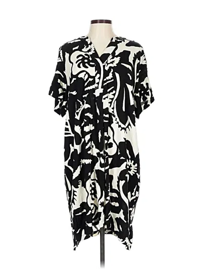 Pre-owned H&m Casual Dress In Black