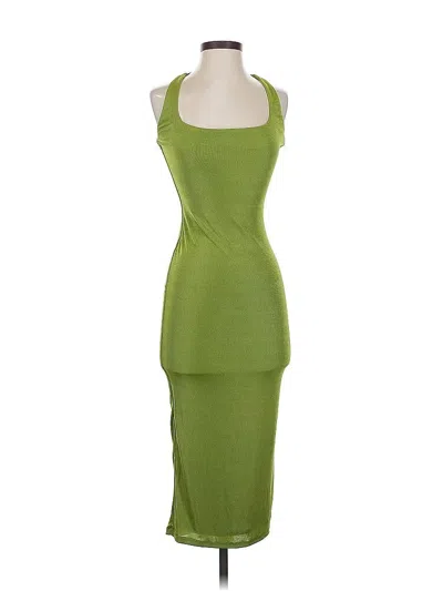 Pre-owned Naked Wardrobe Cocktail Dress In Green