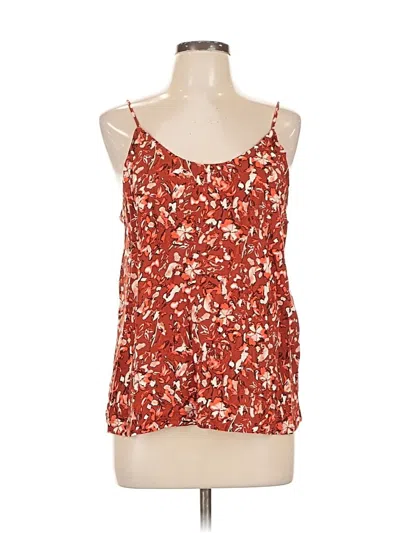 Pre-owned Treasure & Bond Sleeveless Blouse In Red