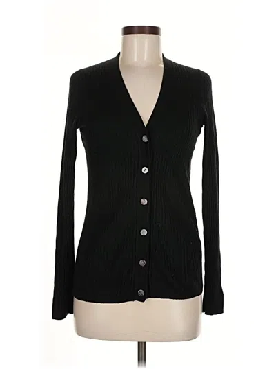 Pre-owned Vince Cardigan Sweater In Black
