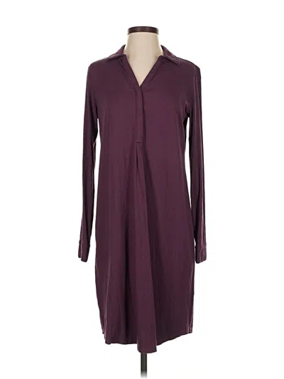 Pre-owned Jjill Casual Dress In Purple