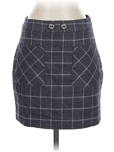 Pre-owned Express Casual Skirt In Gray