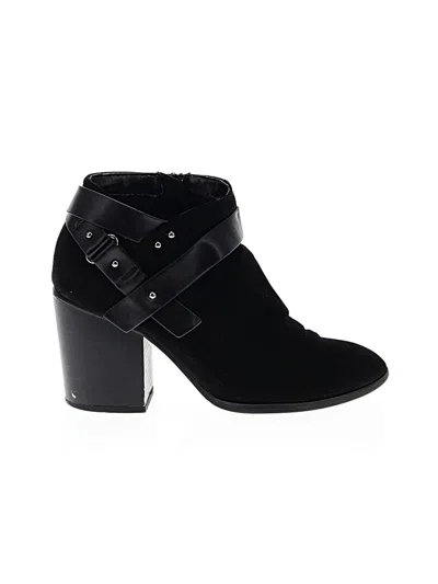 Pre-owned Soda Ankle Boots In Black