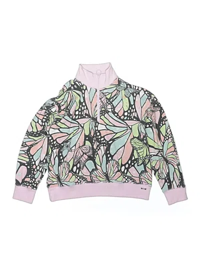 Pre-owned Justice Kids' Track Jacket In Pink