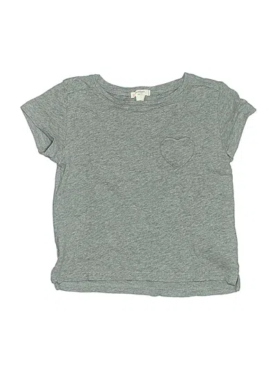 Pre-owned Crewcuts Kids' Short Sleeve T-shirt In Gray