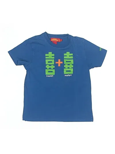 Pre-owned Shanghai Tang Kids' Short Sleeve T-shirt In Blue